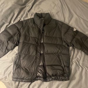 Black puffer by the north face size small
